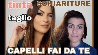 FAI DA TE CAPELLI TINTA SFUMATURE E TAGLIOIL MIO TUTORIAL [upl. by Lidstone]