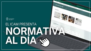 El ICAM presenta Normativa al día [upl. by Neros]