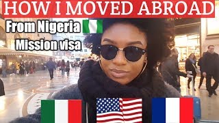 HOW I MOVED TO ITALY  From Nigeria to Europe  Mission Visa [upl. by Hoag]