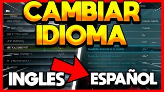 ✅COMO CAMBIAR EL IDIOMA EN WARZONE 2 [upl. by Ynnohj]