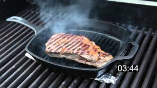 How to Grill a Ribeye Steak on Cast Iron [upl. by Narra]