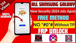 Samsung Frp Bypass 2024Android 1314 New Security 2024 JulyAugust 100 Working Solution [upl. by Modeste160]