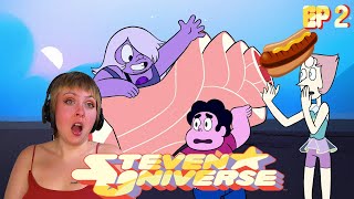 Laser Hotdog Cannon Steven Universe EP 2 [upl. by Drhacir]