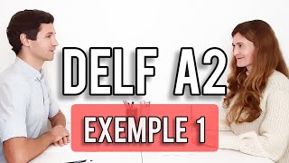 PRODUCTION ORALE DELF A2  Exemple et explications [upl. by Otilegna]