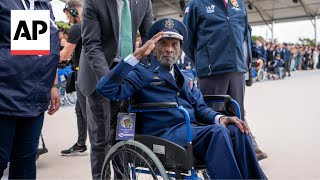 Emotional highlights during DDays 80th anniversary in Normandy [upl. by Arreik]