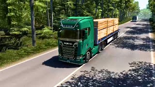 Francia  Scania S  Krone Trailer  De Le Mans a El Havre  ETS2 [upl. by Nytsrik]