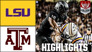 LSU Tigers vs Texas AampM Aggies  Full Game Highlights  ESPN College Football [upl. by Hsetim279]