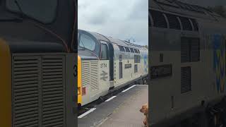 Class 37714 at Quorn amp Woodhouse GCR diesel gala [upl. by Bork]