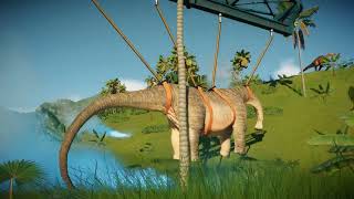 Encountering Camarasaurus in Jurassic World Evolution 2 [upl. by Niarb]