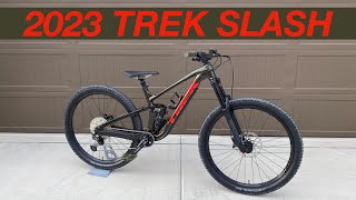 MY NEW 2023 TREK SLASH 7 Specs Weight Assembly Ride newbike [upl. by Hbaruas]