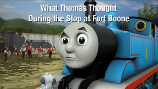 What Thomas Thought During the Stop at Fort Boone Trainz Skit [upl. by Canute]