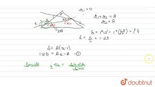 A parallel beam of light falls normally on the first face of a prism of small angle At the second [upl. by Ayk915]