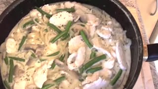 CREAMY HERBED CHICKEN AND MUSHROOMS WITH RICE [upl. by Pollock649]