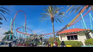 Xcelerator  Knotts Berry Farm December 2023 [upl. by Assilla427]