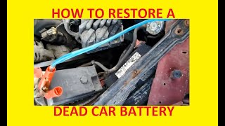 How To Rejuvenate A Car Battery At Home [upl. by Olav]