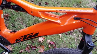 KTM Macina Chacana 293 orangeblack Bosch E Fully Modell 4K Video [upl. by Neerroc]