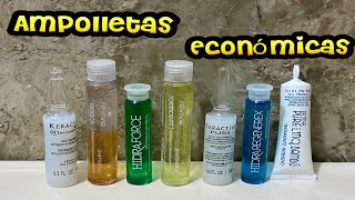 Tratamientos capilares Ampollas y masaje capilar contra la caspa caída cabello [upl. by Vincelette]