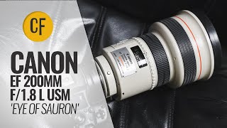 Canon EF 200mm f18 L USM Eye of Sauron lens review [upl. by Itch]