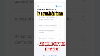 Marina protocol 17th November 2024 quiz answers  Marina protocol today answermarinaprotocolshorts [upl. by Aros]