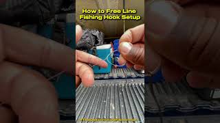 How to Free Line Fishing Hook Setup TheDeterminedFisherman [upl. by Waine]