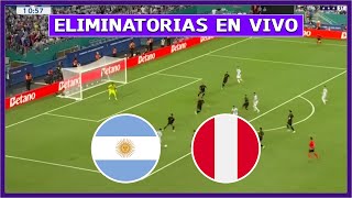 🔴 ARGENTINA vs PERU EN VIVO ⚽ JUEGA MESSI POR ELIMINATORIAS MUNDIAL 2026  LA SECTA DEPORTIVA [upl. by Finstad965]