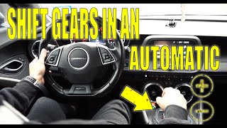 How To SHIFT Gears In An Automatic Car  Manual Mode In An Automatic Car [upl. by Junina]