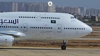 Up Close B747 B777s A320s at Karachi Airport [upl. by Cleo]