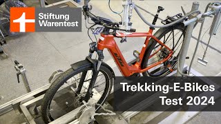 Test TrekkingEBikes 2024 DiscountPedelec oder MarkenFahrrad EBikeTest Stiftung Warentest [upl. by Gombosi]