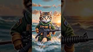 An army of cats defending the truth shorts shortvideo shortsvideo shortsfeed shortsviral army [upl. by Obocaj]