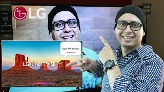 LG 4K Ultra HD Smart LED TV  Unboxing and Review Hindi [upl. by Qiratla710]