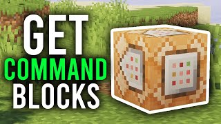 How To Get Command Block In Minecraft Easy  Minecraft Command Block Tutorial [upl. by Kimmi]