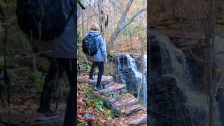 Chasing 21 waterfalls at Ricketts Glen waterfall hiking nature wildlife explore outdoors [upl. by Arolf501]