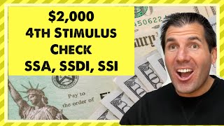 2000 4th Stimulus Check Update in 2024  Social Security SSDI SSI Low Income [upl. by Aneehsor]