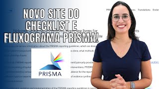 NOVO SITE PRISMA 2024 Checklist e Fluxograma para Revisões Sistemáticas [upl. by Eiramanit]