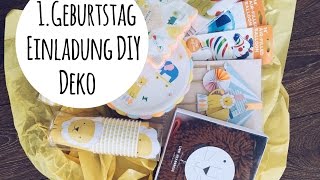 Vorbereitung für den 1 Geburtstag Einladung DIY und Deko [upl. by Nawed]