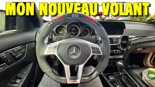 ON INSTALLE UN VOLANT LEDS SUR MON C63 AMG [upl. by Notslar343]