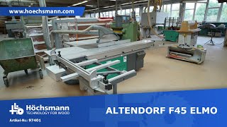 ALTENDORF F45 ELMO Höchsmann Klipphausen [upl. by Aynam]