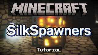 Get Mineable Spawners In Minecraft Using SilkSpawners Tutorial [upl. by Sybille]