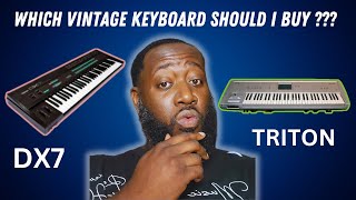 Yamaha DX7 vs Korg Triton Which Iconic Vintage Keyboard is Worth Your Money [upl. by Aida]