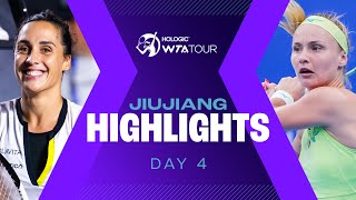 Trevisan amp Sramkova feature on Day 4 in Jiujiang  WTA Match Highlights [upl. by Hermann838]