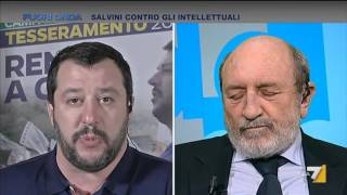 Fuori Onda  Salvini contro gli intellettuali Puntata 28022016 [upl. by Aurelius463]