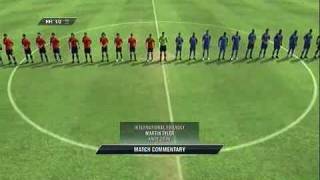 Fifa 10 Online  France vs Spain Part 1 [upl. by Walcoff]