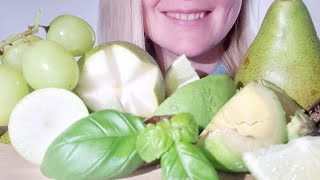 ASMR FRUIT VEGGIES MUKBANG ASMR NO TALKING EATINGSOUNDS  FRUITYLICIOUS ASMR [upl. by Aymik]