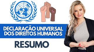 Declaração Universal dos Direitos Humanos 1948  Resumo e Importância [upl. by Gretna14]