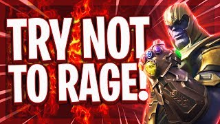 😡🚫TRY NOT TO RAGE  Ich hasse den Thanos Modus  Wie soll man da ruhig bleiben  Fortnite [upl. by Honeyman950]