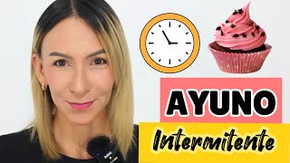 AYUNO INTERMITENTE 168 o 186 ⏰HORARIOS  menos 10 kilos y SIN DIETA [upl. by Tyrus]