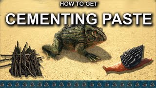 How to Get Cementing Paste Ark Survival Evolved [upl. by Sualakcin602]