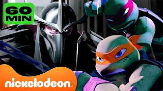 TMNT  64 MINUTI di ogni battaglia di Shredder con le Tartarughe Ninja 🥷  Nickelodeon Italia [upl. by Curnin]