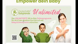 Gebärdensprache Babys lernen  Zauberhafte Babyhände UNLIMITED [upl. by Novled]