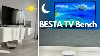 IKEA Besta TV Bench with 3 doors LAXVIKEN [upl. by Birecree]